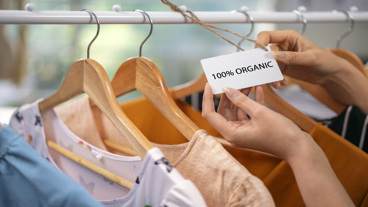 Clothes made of organic materials