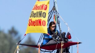 4 Videos Explain Why 13 People Would Hang From a Bridge to Say ‘No Arctic Drilling’