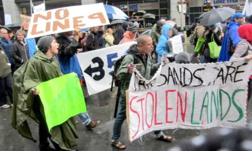 Hundreds Protest Tar Sands Pipeline as Expert Warns of 90 Percent Probability of Line 9 Rupture