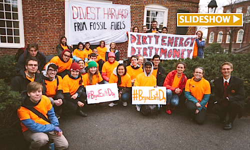 Students Stage Day of Action As Harvard University Refuses to Divest From Fossil Fuels