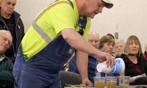Watch Viral Video: Nebraska Man Asks Oil and Gas Commission One Simple Question: ‘Would You Drink It?’
