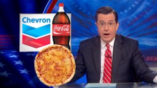 Colbert ‘Tips His Hat’ to Chevron’s Apology Tactics After Gas Well Explosion