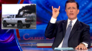Colbert Pokes Fun at ‘Rolling Coal,’ the Insecure Truck Driver’s Response to Environmentalists