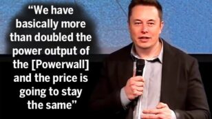 Elon Musk: ‘We’ve Dramatically Increased the Power Capability’ of the Tesla Powerwall