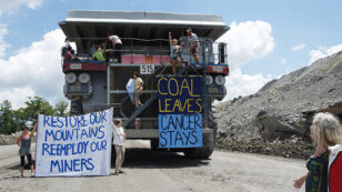 20 Arrested at Historic Shutdown of Mountaintop Removal Coal Mining Site