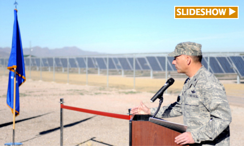 Arizona Air Force Base Celebrates Largest Solar Array of Any on U.S. Department of Defense Grounds