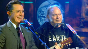 MUST-SEE: Stephen Colbert and Neil Young Sing ‘Who’s Gonna Stand Up?’