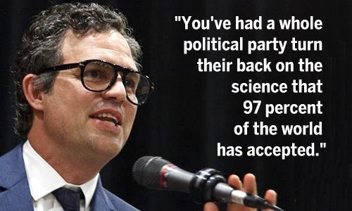 Mark Ruffalo: Entire GOP Has ‘Turned Their Back on Science’