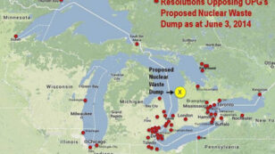 Great Lakes Communities Struggle in Fight Against Proposed Nuclear Waste Facility