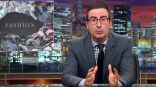 Watch John Oliver Send ‘Suspiciously Cheap’ Food to Fashion CEOs Selling ‘Shockingly Cheap’ Clothing