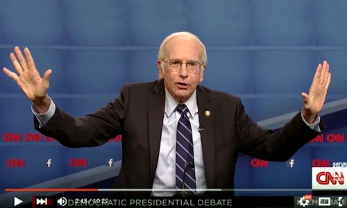 Larry David as Bernie Sanders on Saturday Night Live: ‘We Need a Revolution’
