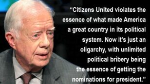 Jimmy Carter: The U.S. Is an ‘Oligarchy With Unlimited Political Bribery’