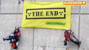 240 Greenpeace Activists Take Direct Action Protesting Europe’s Aging Nuclear Reactors