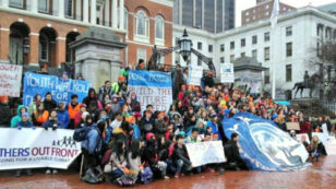Hundreds of Students Participate in Walkout, Call for Gov. Patrick to Act on Climate Change