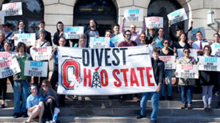 Students Rally for Fossil Fuel Divestment at Ohio State University
