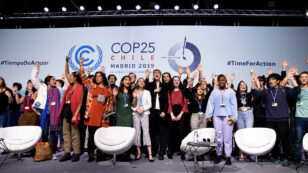 Youth Climate Activists Storm COP25 Stage