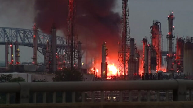 Massive Fire at South Philadelphia Oil Refinery Injures Five