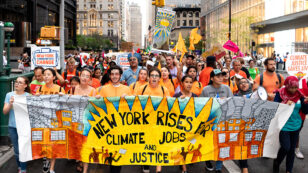 250,000 People #RiseForClimate on All 7 Continents