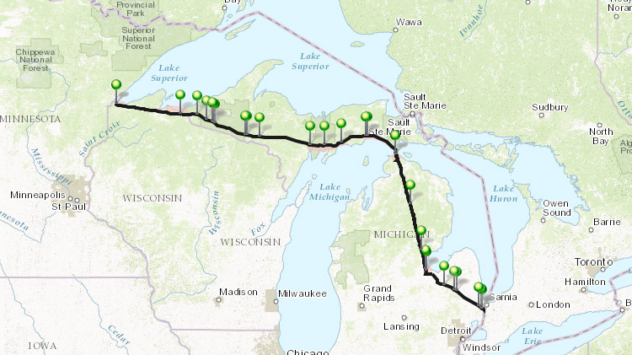 Enbridge’s Great Lakes Pipeline Has Spilled 1 Million Gallons Since 1968