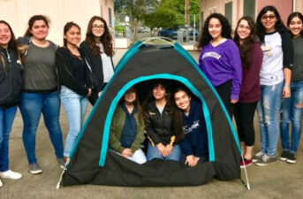 12 Girls Create Solar-Powered Tent to Tackle Homelessness