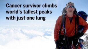 Cancer Survivor Climbs World’s Tallest Peaks, Helps Others Do the Same