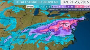 Record-Breaking Snowfall Dumps on East Coast