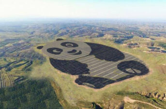 100 Panda-Shaped Solar Farms Are Being Built in China