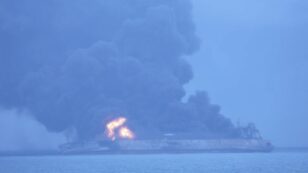 Fears of Environmental Disaster After Oil Tanker Collision