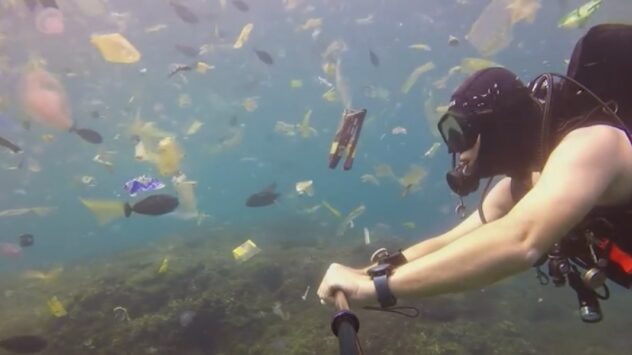 ‘Plastic, Plastic, So Much Plastic!’: Diver Films Sea of Trash Off Bali