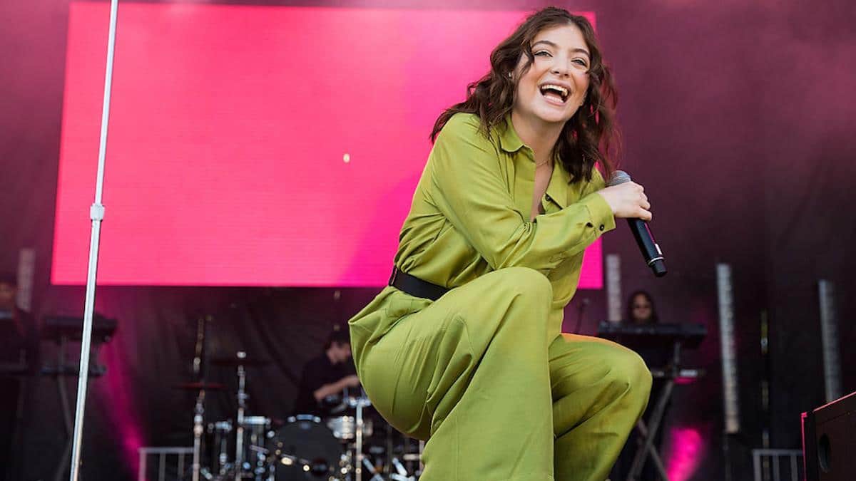 Singer-songwriter Lorde performs on stage in Vancouver, Canada.