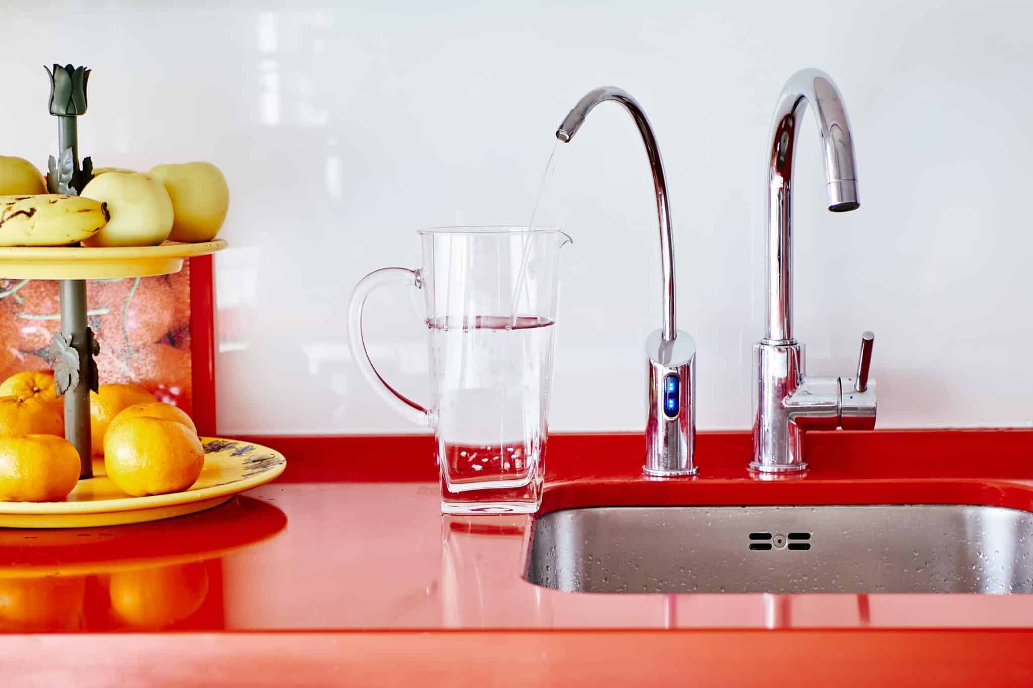 Osmosis filtered water tap