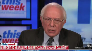 With Planet in ‘Crisis Mode,’ Bernie Sanders Rips Trump White House for ‘Dangerous’ Dismissal of Climate Science