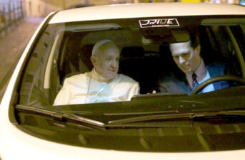 Pope Goes Electric, Sets Example for World Leaders