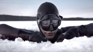 Watch Guinness World Record Holder’s Stunning Free Dive Under Arctic Ice