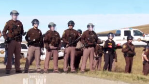 100+ Militarized Police Deployed Against Native American Water Protectors