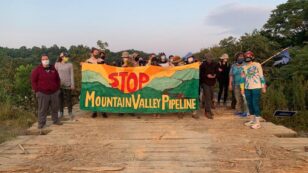 Environmental Activists Halt Mountain Valley Pipeline Construction