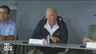 Trump’s Approval Rating on Hurricane Response Sinks 20 Points After Puerto Rico