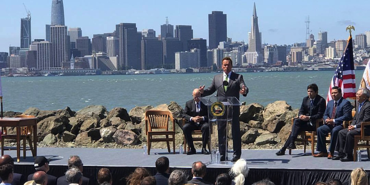 Schwarzenegger Unveils Legislative ‘Blueprint’ to Challenge Trump on Climate