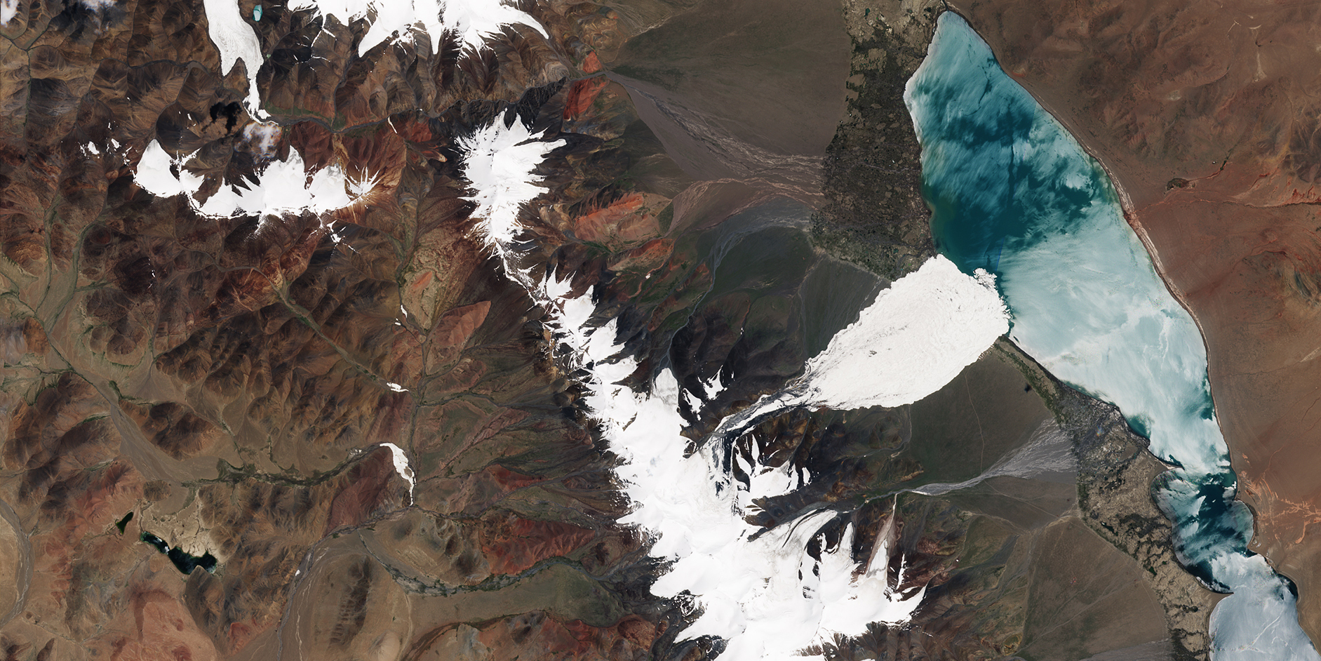 NASA Satellite Images Show Massive Ice Avalanche in Tibet