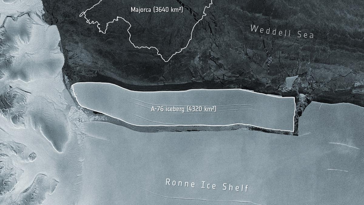 World’s Largest Iceberg Breaks off From Antarctica