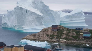Giant Iceberg Threatens Tiny Greenland Village