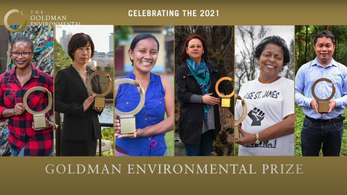 ​The Goldman Environmental Prize recognizes grassroots activists from six continents who have moved the needle on environmental issues their communities face.