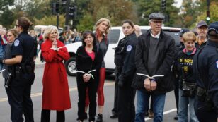 Ted Danson Joins Jane Fonda at Climate Crisis Protest. Both Are Arrested