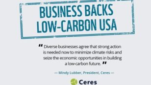 Re-Tooling Economy for Low-Carbon Future is Critical Post-Paris Step