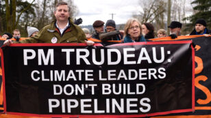 Calling Out Trudeau ‘Betrayal,’ Water Defenders Mobilize Against Kinder Morgan Pipeline