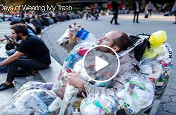 Man Wears Trash for 30 Days