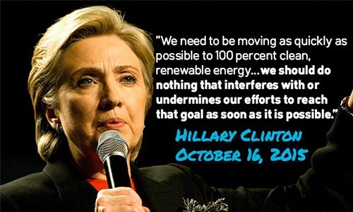 Hillary Clinton Opposes Offshore Drilling, Vows to Look Into Fossil Fuel Industry Donations