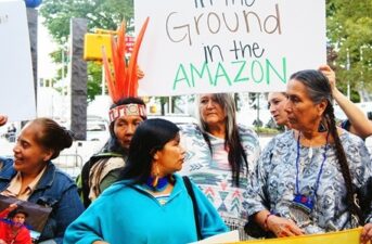Women of the Amazon Defend Their Homeland Against New Oil Contract on International Women’s Day