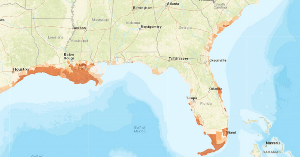 New Interactive Map Highlights Effects of Sea Level Rise