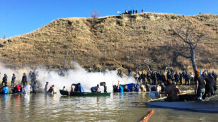 Dakota Access Pipeline Protesters Pepper Sprayed in Latest Standoff